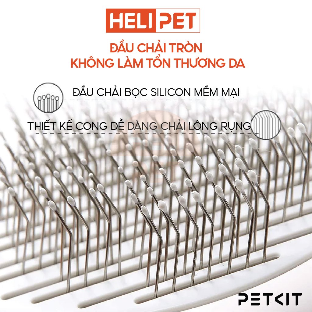 Ảnh Cây Chải Lông Mèo, Lược Chải Lông Chó Mèo PETKIT - HeLiPet 3