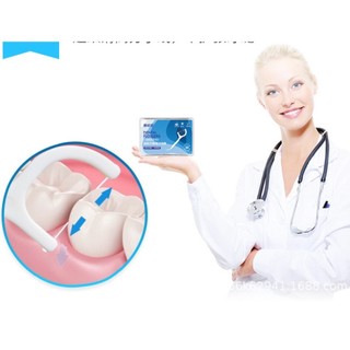 [COMBO 10]Tăm Chỉ Nha Khoa okamura sợi chỉ căng mảnh vệ sinh răng miệng