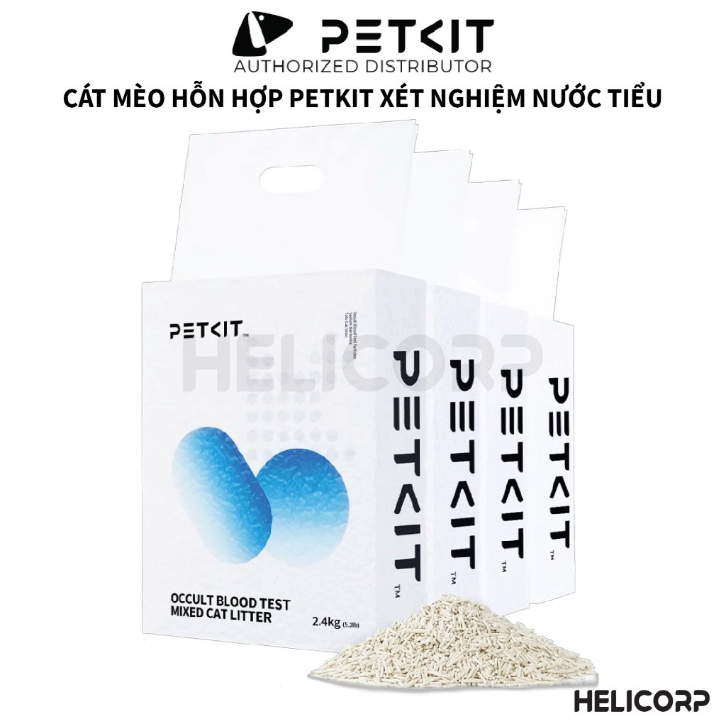 Ảnh Cát mèo cao cấp hỗn hợp đất sét và đậu nành xét nghiệm nước tiểu mèo PETKIT - HELICORP 2