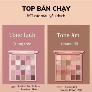 Bảng Mắt 25 Ô GOGO TALES Chuyên Nghiệp Lâu Trôi Crystal Color Charming Eyes Chính Hãng