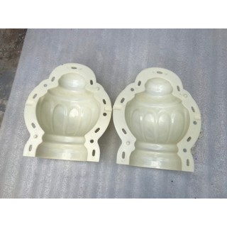Khuôn đúc bê tông mẫu quả bí gắn trụ cổng, đỉnh trụ hàng rào kích thước 29x21