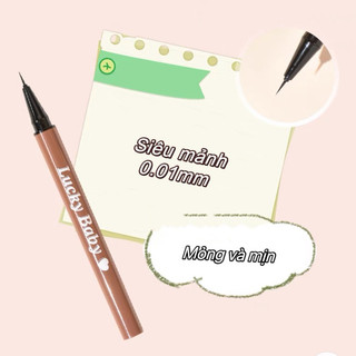Kẻ Mắt, Kẻ Mi Dưới 0.01mm GOGO TALES Lucky Baby Không Lem Không Trôi Chính Hãng GT459