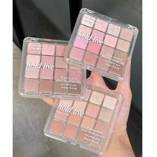 Bảng Phấn Mắt 16 Ô Hold Live Trang Điểm Mắt Nhũ Mịn Lì Sunset Magic Eyeshadow Palette Chính Hãng HL716