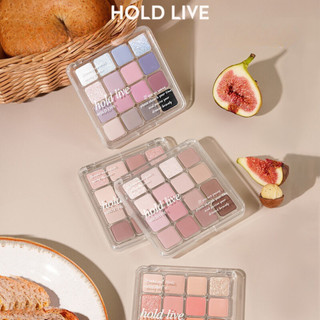 Bảng Phấn Mắt 16 Ô Hold Live Trang Điểm Mắt Nhũ Mịn Lì Sunset Magic Eyeshadow Palette Chính Hãng HL716