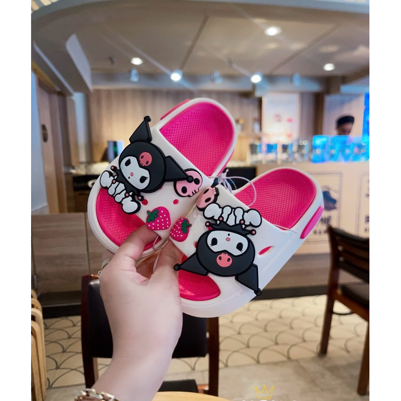 Dép bánh mì 3D đế cao siêu nhẹ siêu mềm hình thỏ Koromi cho bé gái
