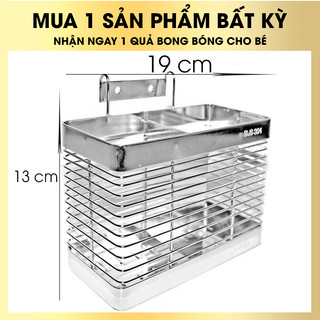 Ống Đựng Đũa INOX 304 Dán Tường Gạch Men Siêu Chắc