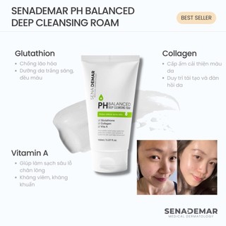 Sữa Rửa Mặt SenaDemar Da Nhạy Cảm Ngăn Ngừa Bã Nhờn 150ml - Bebeauskinshop