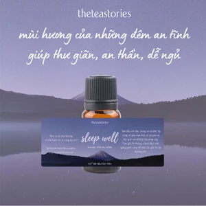 Tinh dầu ngủ ngon an thần Sleep well 10ml - kèm thiệp xinh xắn - The Tea Stories
