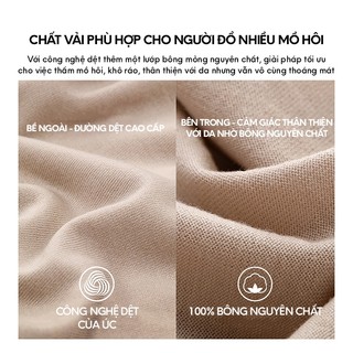 [OUTLET]  Áo thun nam cổ tròn Simplicity Camio bo chun, vải cotton thấm hút mồ hôi thượng lưu CMO08