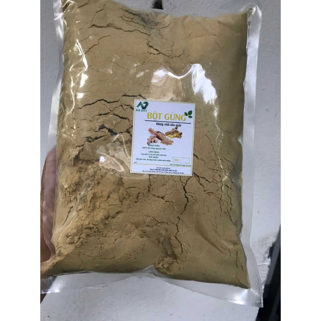 BỘT GỪNG TA NGUYÊN CHẤT XUẤT KHẨU 1000G