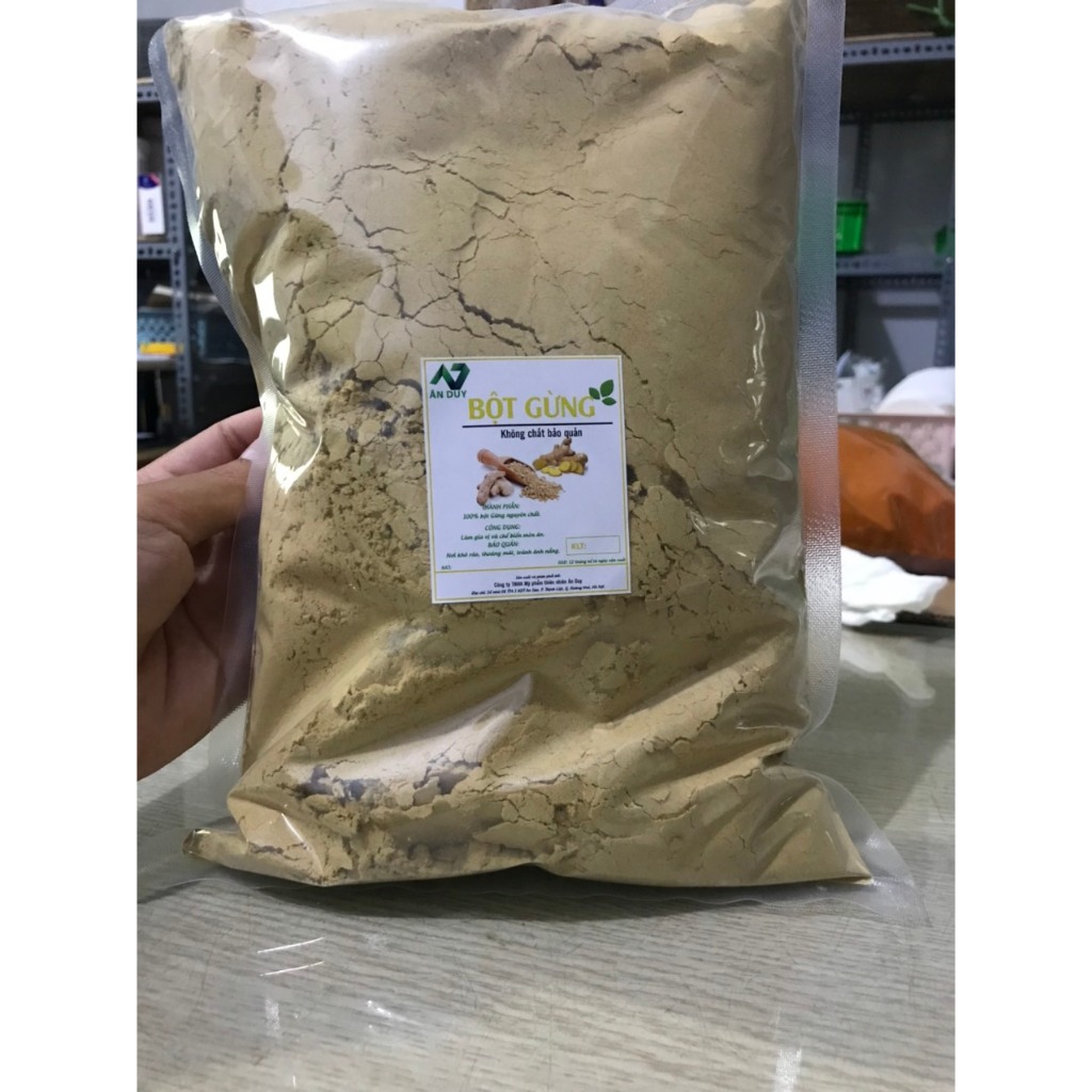 BỘT GỪNG TA NGUYÊN CHẤT XUẤT KHẨU 1000G