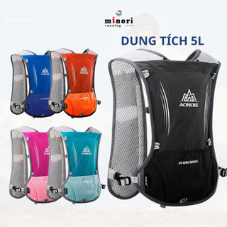 Balo Vest nước Thể Thao chạy bộ leo núi Aonijie E913 S Dung tích 5L Freesize Thoáng Khí Gọn Nhẹ