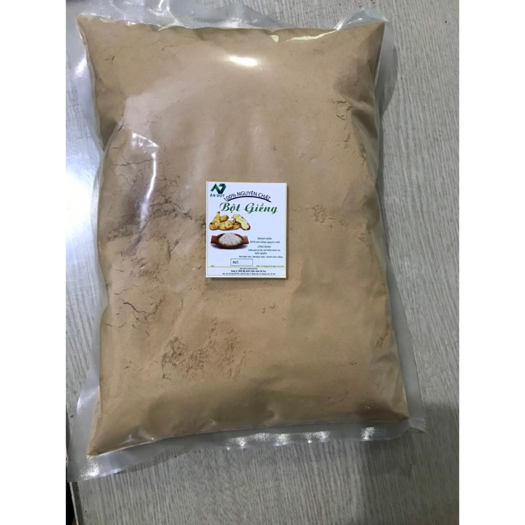 BỘT GIỀNG NGUYÊN CHẤT XUẤT KHẨU 1000G