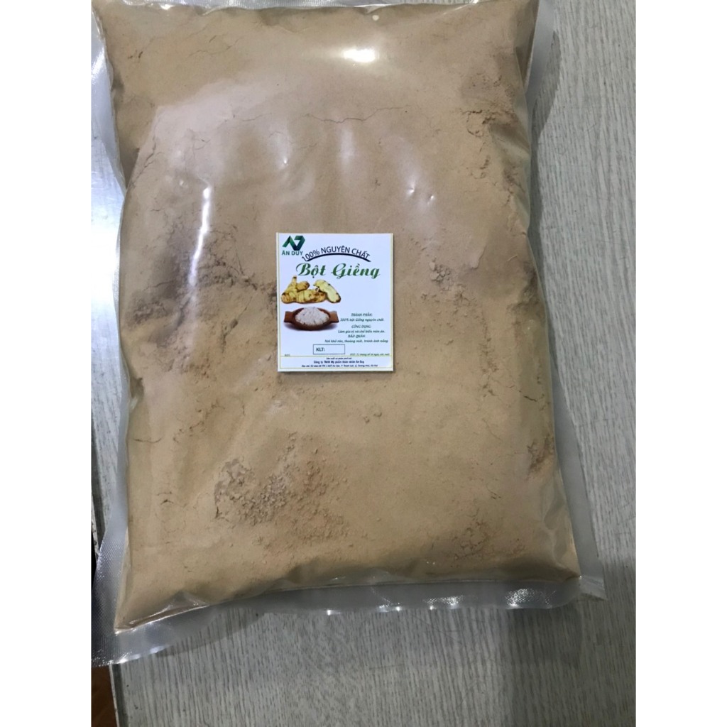 BỘT GIỀNG NGUYÊN CHẤT XUẤT KHẨU 1000G