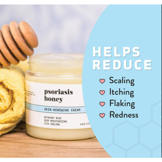 Kem tái tạo da Psoriasis HONEY cho da nhạy cảm - Kem vẩy nến cho da ngứa Relieve