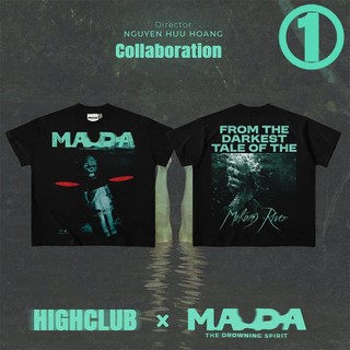 Áo thun MADA TEE 01 X HIGHCLUB màu trắng/ đen - UNISEX