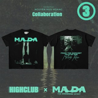 Áo thun MADA TEE 02 X HIGHCLUB màu trắng/ đen - UNISEX