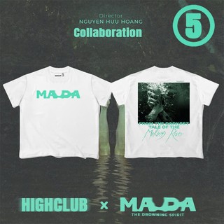 Áo thun MADA TEE 03 X HIGHCLUB màu trắng/ đen - UNISEX