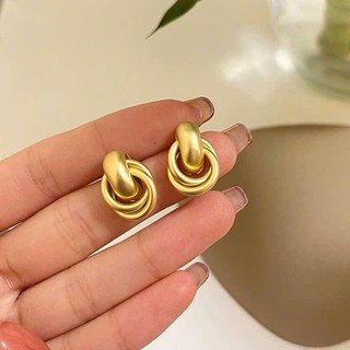 Bông Tai Thương Hiệu Cao Cấp Mẫu Mã Đa Dạng - Bông Tai Hãng Mạ Vàng Đính Đá Sang Trọng