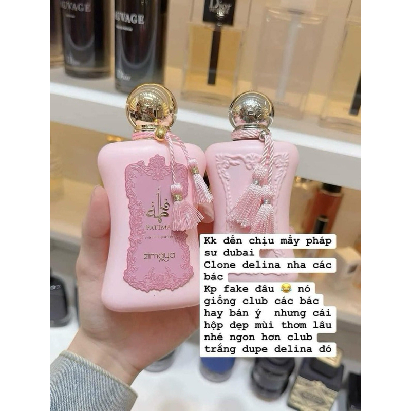 KING STORE _ NƯỚC HOA DUBAI NỮ Zimaya Fatima EXTRAIT DE PARFUME