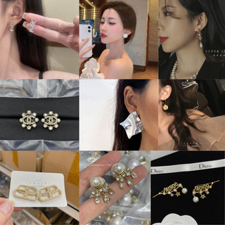 Bông Tai Thương Hiệu Cao Cấp Mẫu Mã Đa Dạng - Bông Tai Hãng Mạ Vàng Đính Đá Sang Trọng