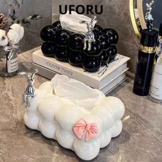 Hộp đựng khăn giấy hình đám mây sang trọng, Hộp giấy ăn kèm thỏ nơ decor căn nhà 🌸 tuyển sỉ🌸