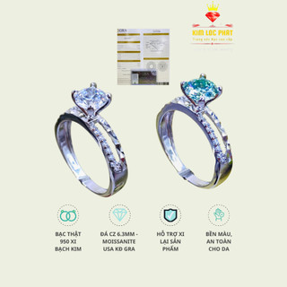 Women's 925 Silver Ring by KIMLOCPHAT - Trangsứcbạccaocấp