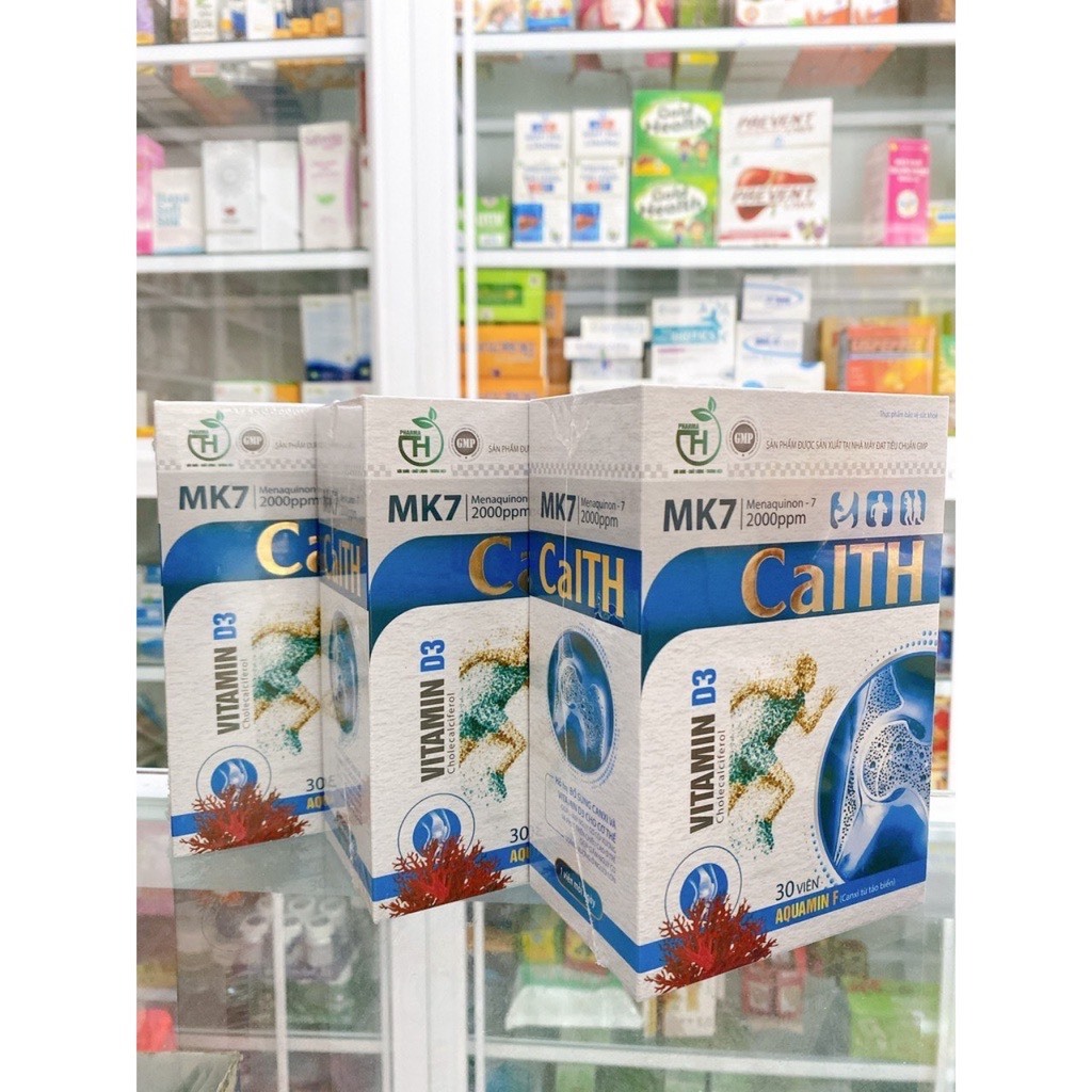 CALTH Tảo Biển Viên uống bổ sung Canxi và vitamin D3 Calth ( hộp 30 ...