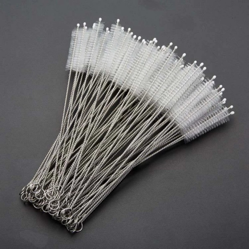Chổi Cọ Ống Hút Inox, Que Cọ Ống Hút Bình Nước Dài 17-19cm