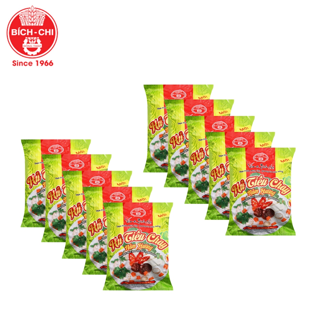 COMBO 10 GÓI HỦ TIẾU CHAY NẤM HƯƠNG INSTANT RICE NOODLE FOR VEGETARIAN ...