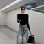 Áo dài tay hở lưng cá tính áo croptop hở lưng dáng sexy trẻ trung chất thun zip hàng cao cấp siêu đẹp H12