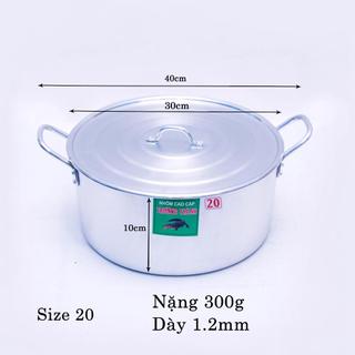 [Kho sỈ] BỘ NỒI NHÔM CAO CẤP 16CM-18CM-20CM-22CM-24CM - HHome
