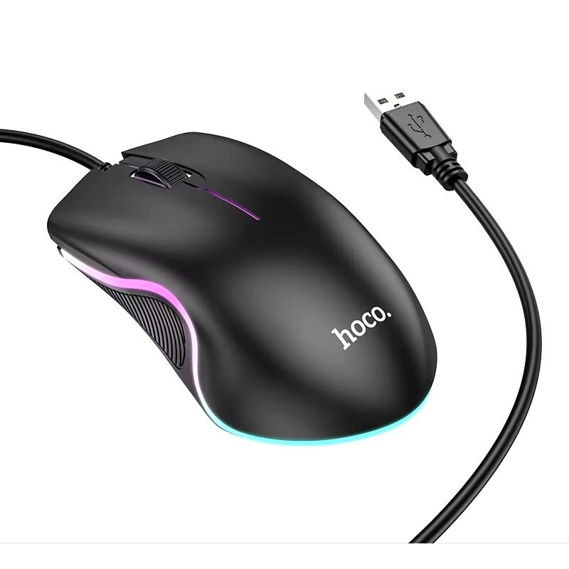 Chuột máy tính chơi game có dây hoco GM19.