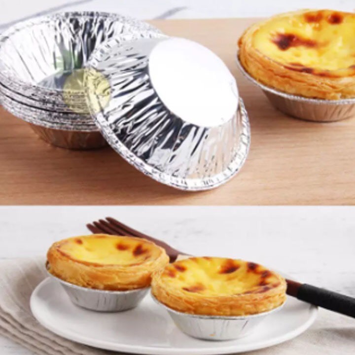 Set 250 Khuôn giấy bạc Làm Bánh Tart Bằng Lá Nhôm Tiện Dụng