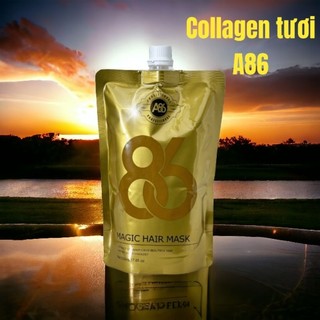Hấp Phục Hồi Tóc Collagen Tươi A86 500ml