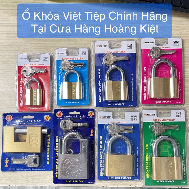 Khóa Treo Đồng 3P, 4P, 5P, 6P, 7P, Chống Cắt Việt Tiệp (0138M, 0145M ...