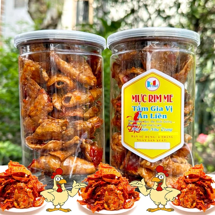 Mực Rim Sa tế - Mực Rim Sốt Me ( Rim Me ) Đặc sản Nha Trang 300/500G — tạp hoá ăn vặt