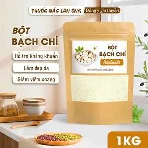 Bột Bạch Chỉ Nguyên Chất 1kg, bột đắp mặt dưỡng trắng da, mờ thâm, giảm mụn