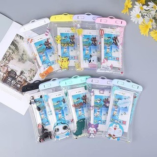 úi Đựng Điện Thoại CHỐNG NƯỚC Viền Phao Hoạt Hình JYoohome Túi Chống Nước Điện Thoại