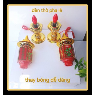 Bộ 02 Đèn Thờ Lục Giác Ánh Sáng Sang Trọng Tiện Nghi - Đèn Thờ Cúng Phật Trang Trí Nhà - Decor Phòng, Decor.