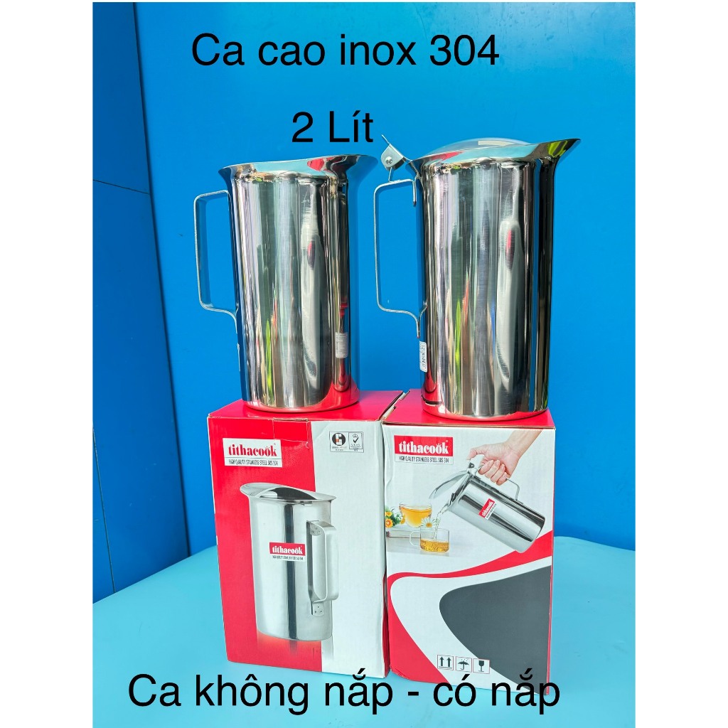 Ca inox 304, ca uống nước, ca rót quầy bar 304 PHÚC HƯNG PHÁT dung tích ...