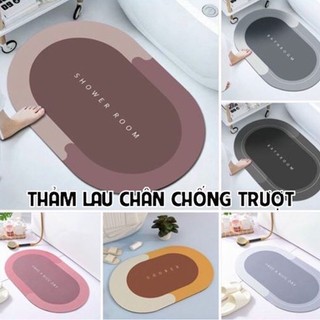 Thảm lau chân cao cấp silicon siêu thấm nước , Thảm chùi chân chống trơn trượt cao cấp