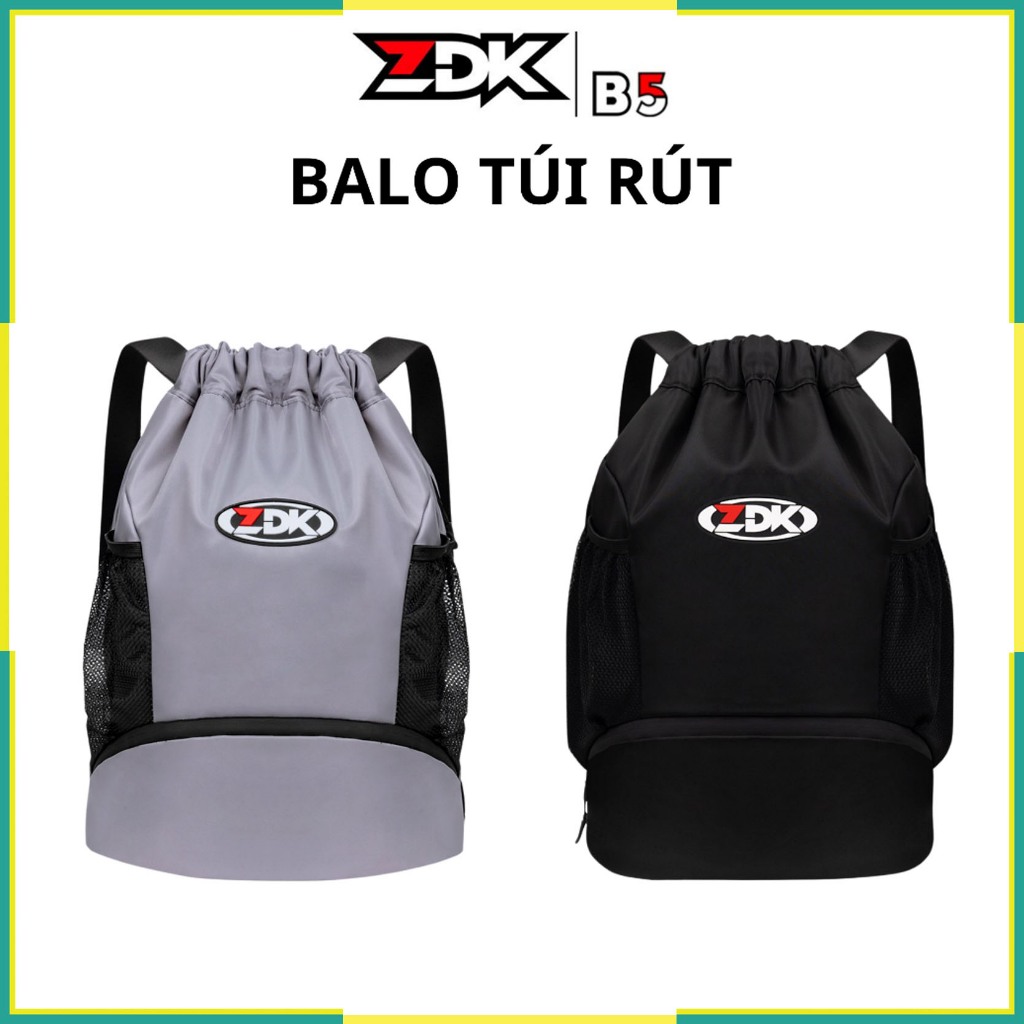 Balo túi rút ZDK B5 kháng nước nhiều ngăn, balo đi học, du lịch, thể ...