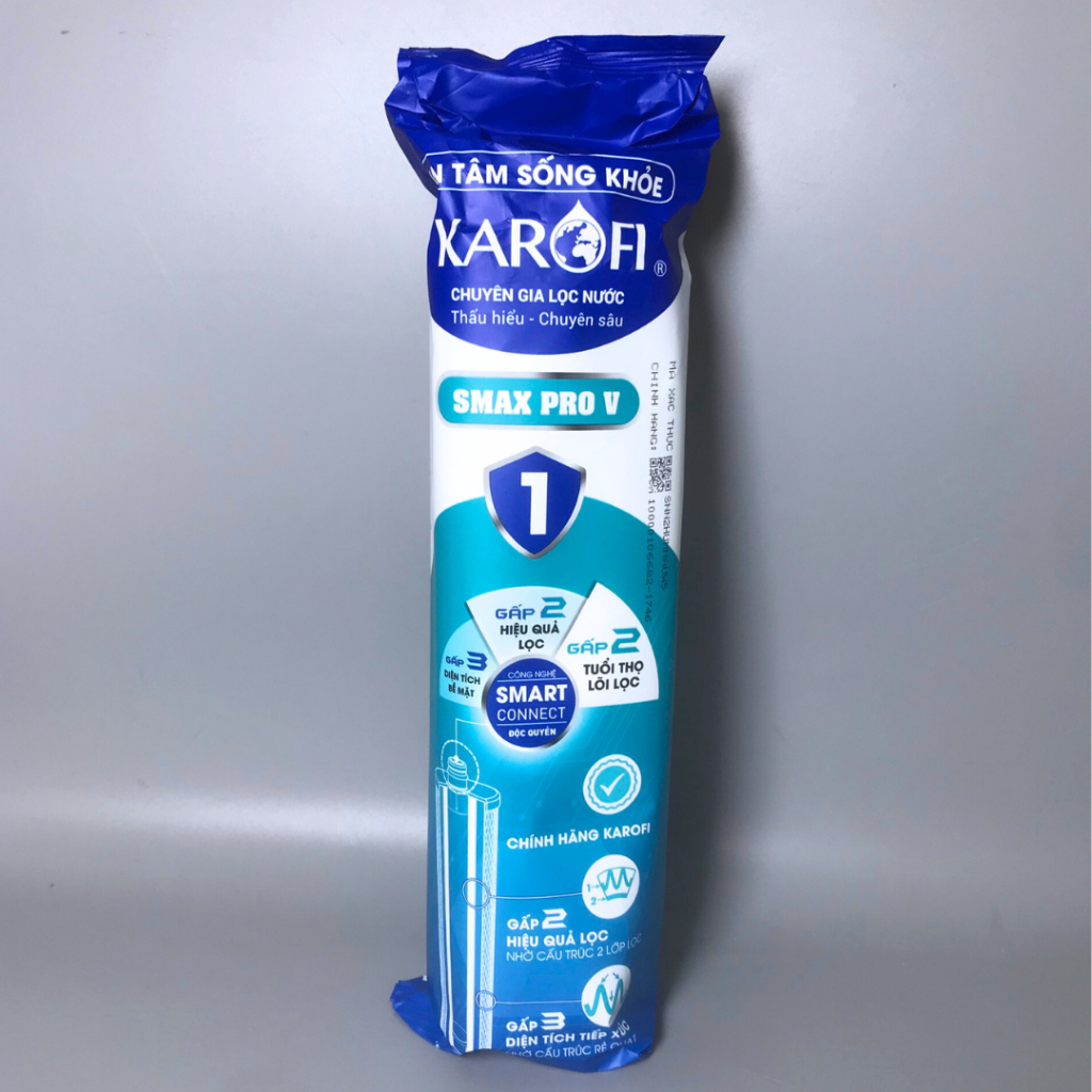 Bộ 3 Lõi Lọc Thô 123 Smax Pro V KAROFI dành cho máy KAQ-X18, KAQ-D58, KAQ-U96, KAD-L56, KAQ-X26,