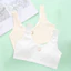 Áo lá bé gái bản rộng cotton gân – Áo lót học sinh thoáng mát không gọng màu pastel ZANABRA A8574