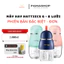 Máy xay Hattiecs 6 - 8 lưỡi cối 300ML, máy đa năng, máy xay cháo, thịt cá, rau củ, quả cho bé ăn dặm