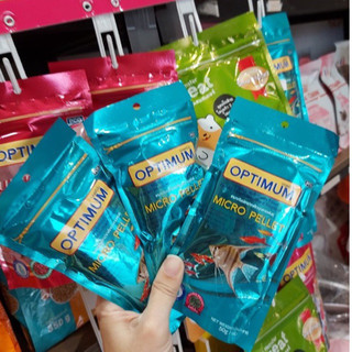 Cám thái OPTIMUM gói 50g thức ăn cao cấp cho cá vàng, cá ba đuôi, cá kiếm, ông tiên, Betta