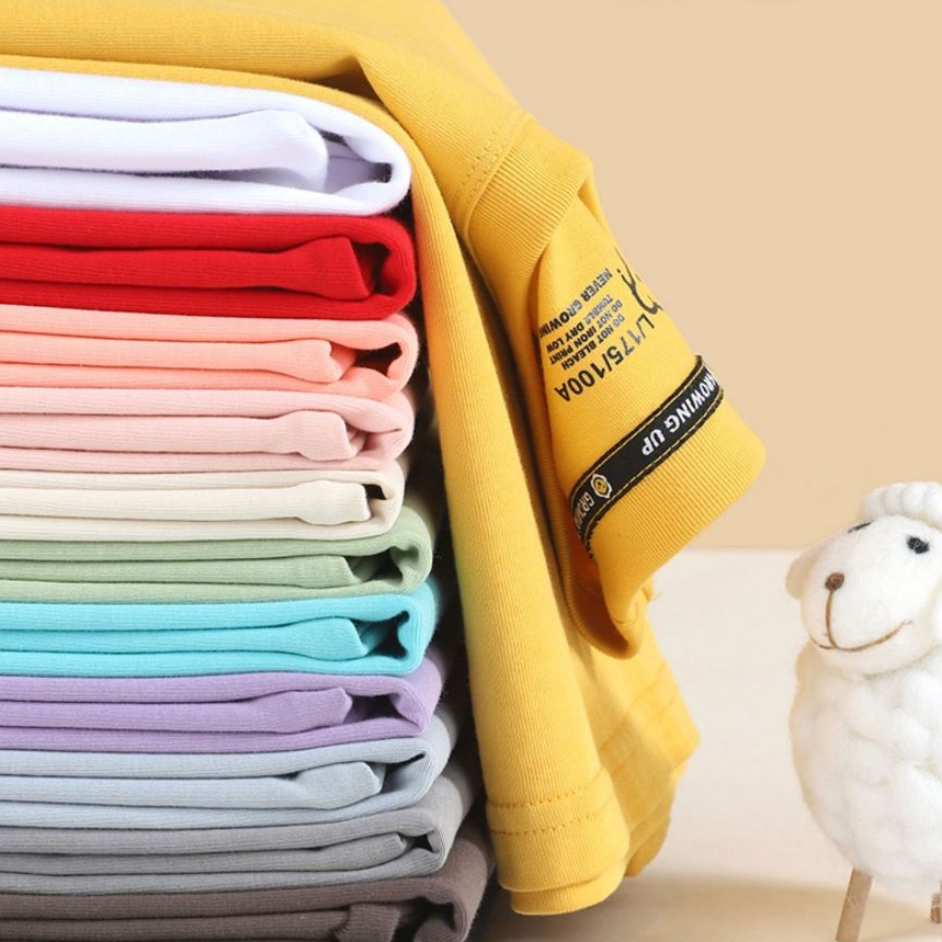 Áo thun Unisex HappyFamily - Áo tay lở in họa tiết gấu trúc panda đáng yêu chất cotton 100 cao cấp - 5 Màu