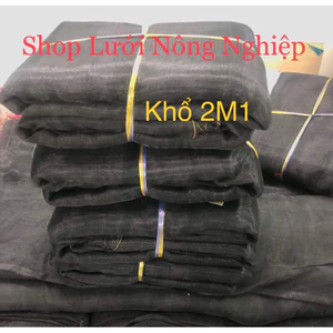 Lưới chắn côn trùng Khổ 2m1 Đen. Chống côn trùng, trồng rau, nuôi cá, công trình, che tiêu, công nghiệp, nông nghiệp
