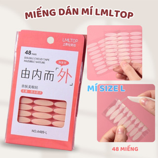 LMLTOP Miếng dán kích mí SIZE LỚN , không gây cộm ngứa, khó chịu cho mắt (48 miếng/VĨ)A489